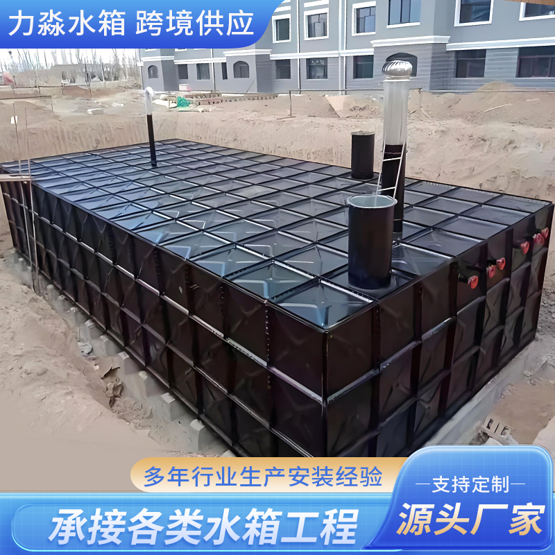 包头市消防水箱钢板搪瓷水箱 - 厂家
